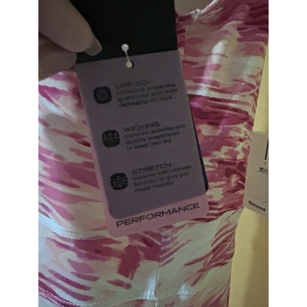 Silver Bait Women’s Pink White Sleeveless Dress Strap Athletic Stretch Straps 1X - Picture 7 of 11